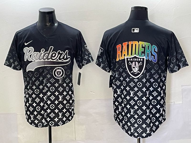 Men 2025 Oakland Raiders Blank Black Nike Limited NFL Jersey 010->oakland raiders->NFL Jersey